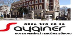 SAYGINER | Yeminli | Tercüme Bürosu, Yeminli Çevirmen. Notary Public Certified Sworn Translation Services.